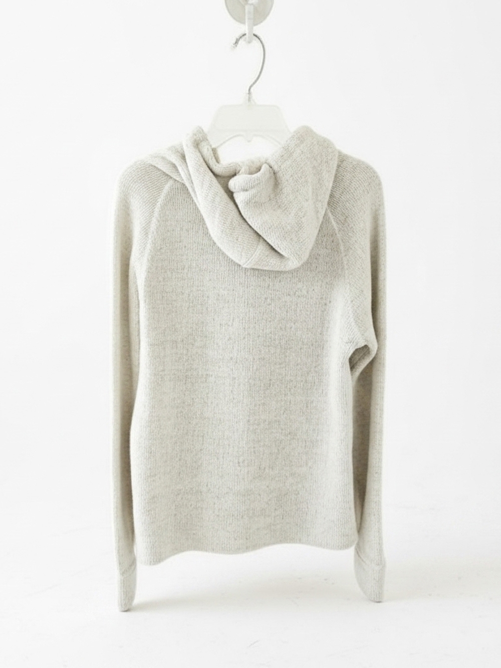 Isaac's Designs Sports Light Gray Hooded Pullover Kangaroo Pockets Women Size M - Picture 6 of 13